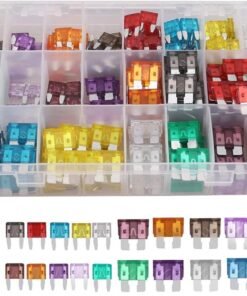 Luckam Car Blade Fuse, Standard Fuses, for Auto Fuses Replacement, Assorted Auto Truck Car Standard Blade Fuses, with Fuse Extractor, Car Blade Fuse, Standard Fuses, Blade Fuse Assortment Set