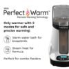 Baby Brezza Smart Baby Bottle Warmer, Breastmilk Warmer + Defroster - Only Brand with Different Temperatures for Breastmilk + Formula - Universal Fit for All Bottles + Milk Bags - Bluetooth Control