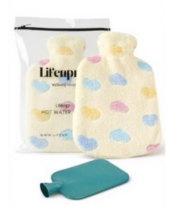 Lifenpure 2 Ltr Soft Hot Water Bag In Reusable Ziplock Clear Pouch Bag Classic Style For Body Shoulder Cramps Neck Pain Relief