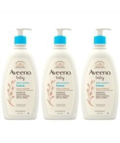 Aveeno Baby Daily Moisture Lotion with Colloidal Oatmeal & Dimethicone, 3 X 18 Fl. Oz, 54.0 Fl Oz (Pack of 3)