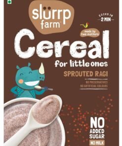 Slurrp Farm No Added Sugar  No Salt Sprouted Ragi Powder 100% Natural Ragi Flour Nachni Flour RagiSatva Kodra Taidalu Kezhvaragu Finger Millet Flour No Milk  250 g