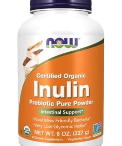 Now Foods Certified Organic Inulin Prebiotic Pure Powder 227 g