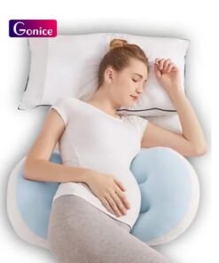 Gonice Pregnancy Pillow, Adjustable Pregnancy Pillow, Soft and Comfortable Maternity Pillow for Back, Hips, Legs, Double Removable Wedge with Cover