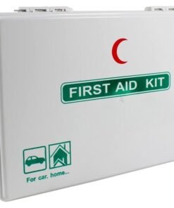 keemz First Aid Kit ABS Plastic With Wall Mounted Bracket, Can Be Use for 15 To 20 People work space, For Car,Small Office,warehouse. First Aid Box