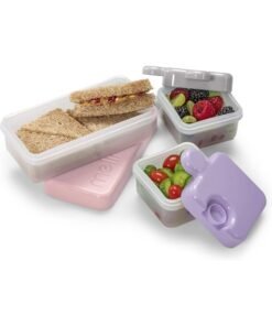 melii Leakproof, Microwave And Freezer Safe Puzzle Bento Box - Fun 3-Compartment Food Storage Container For Kids And Adults - Image 3