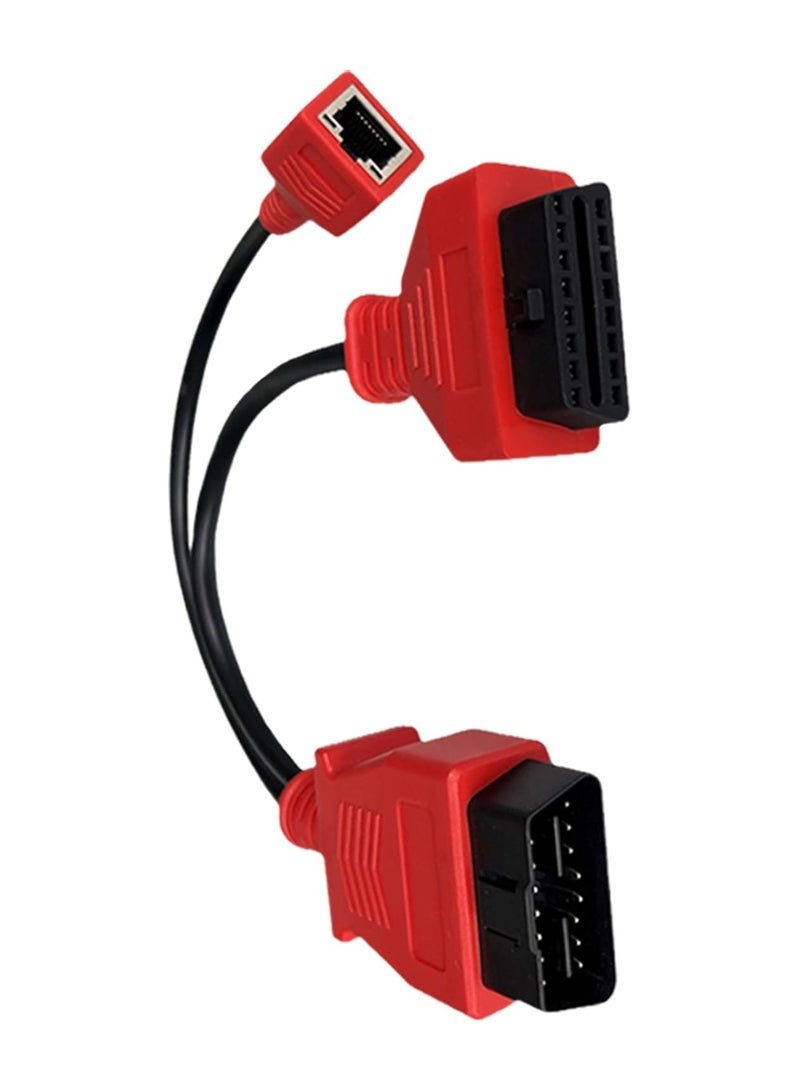 Programming Adapter for BMW F Series Car Obd2 Ethernet Cable Connector fit for Bmw Autel Maxisys Pro MS908 Ms908P Scanner Diagnostic Tool Gateway 16Pin Enet Obd2 RJ45 Cable
