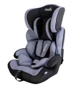 Moon Tolo Car Seat – Group 1/2/3 Adjustable Baby Travel Gear for 9M–11Y, Headrest Support, Comfort Car Accessory for Long Drives – Violet Black