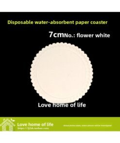 Coaster Paper Pad 10 Embossed Ashtray Pure White Hotel Supplies Disposable Absorbent Paper Cm7 Round In Stock