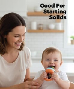 Zenito Fresh Food pack of 2 Pulp Feeder for Babies - Safe Weaning Tool -Pulp Silicone Baby Feeder -Soft & Safe Self-Feeding for Infants & Toddlers - Food & Fruit Dispenser, Ideal for Toodler Led Weaning Supplies - New Born Feeding Essentials - Image 4