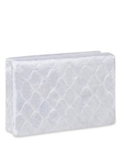 Emirates Living Tri-Fold Mattress - Folding Medicated Mattress - Rebonded Foam, 180 x 90 x 6 cm, Density 70-75kg/m3 very firm, Tricot Fabric 70 gsm, (180L x 90W x 6H cm)