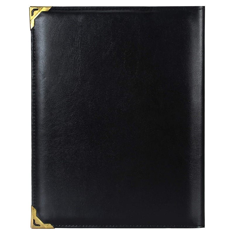 FUTURE X Leather Menu Folder for Hotel & Restaurant | Check Presenter, Business File Folder, Document Holder & Portfolio Organizer with 6 Leafs (A4 Size, Set of 1)