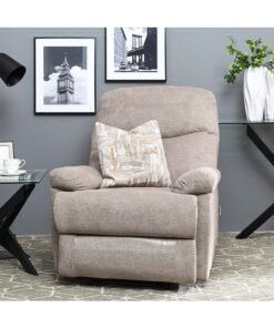 DANUBE HOME V2 Benedict 1 Seater Fabric Recliner Modern Design One Seat Relaxing Chair Living Room Furniture 86x99x99cm