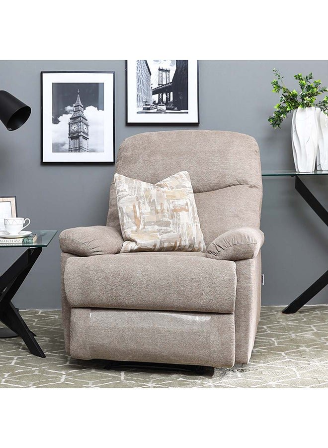 DANUBE HOME V2 Benedict 1 Seater Fabric Recliner Modern Design One Seat Relaxing Chair Living Room Furniture 86x99x99cm