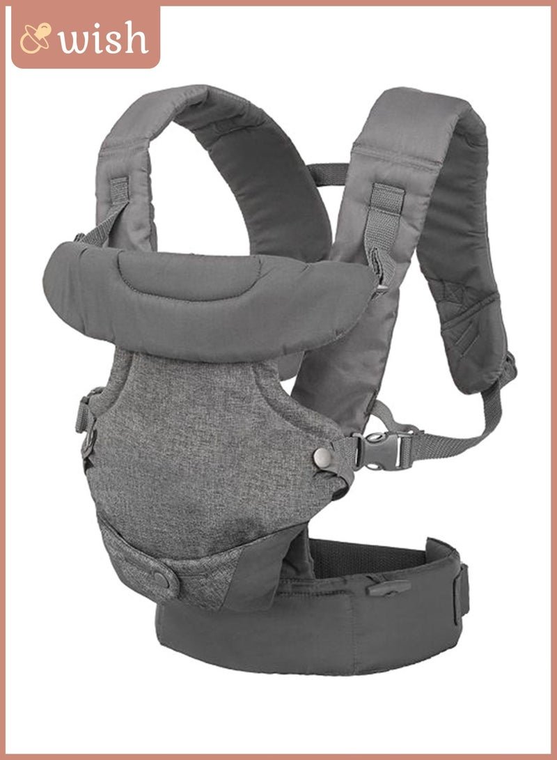 Wish 4-In-1 Convertible Baby Carrier - Grey