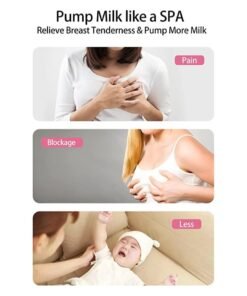 Gonice Portable Electric Breast Pump, 2 Mode And 9 Levels, Low Noise And Painless Breast Pump