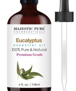 Majestic Pure Eucalyptus Essential Oil - 118 ml | 100% Pure and Natural | Premium Grade Essential Oils for Aromatherapy, Diffusers, Skin, Massage and Humidifiers |