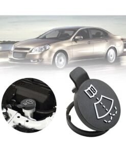 Car Windshield Wiper Washer Fluid Reservoir Tank Bottle Cap Cover 13227300 Auto Accessories (Black)