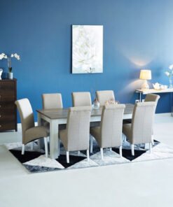 Angelic 8-Seater Dining Table and 8 Angelic Armles...