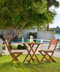 Bahama Outdoor Table and 2 Outdoor Chairs Package