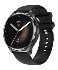 RollsTimi  Men's Smart Watch, 1.6-Inch IPS Screen, Bluetooth Calls, NFC Function, Lingdong Island, Health Monitoring, Smart Sports Watch, M13 Tape Black