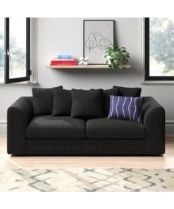 DIVINE FURNITURE Corduroy 3 Seater Sofa