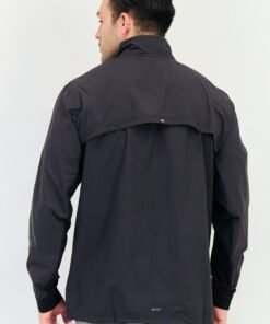 Adidas Men Sportswear Fit Long Sleeve Running Jacket, Black - Image 3