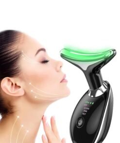 Royal Electric Facial Neck Lifting EMS Thermal Therapy Face Shape Firming Massager Skin Tightening Wrinkle Removal Anti Aging Machine High Frequency Sonic Vibration LED Photon Beauty Device