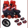 ZCM-HAPPY Kids Unisex Four Wheel Roller Skating Shoes