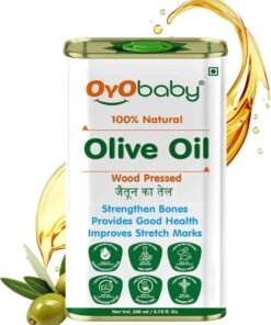 OYO BABY Extra Virgin Cold Pressed Olive Oil for Hair and Skin 200gm