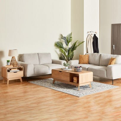 Nordic Spring Coffee Table and 2 End Tables Packag...