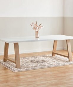 Cambridge 8-Seater Dining Table with 8 Marwell Din...