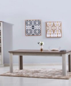 Angelic 8 Seater Dining Table with 8 Finland Dinin...