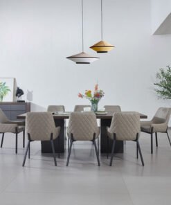 Winchester 8-Seater Dining Table with Chairs and S...