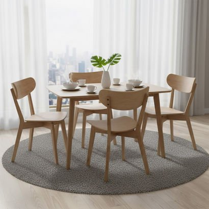 Scandi Luma 4-Seater Dining Set