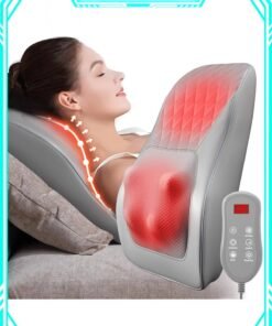 EzzySo Neck Massager With Heat 3D Kneading Massage Pillow For Pain Relief  Massagers For Neck and Back Shoulder Leg Stress Relax At Home Office And Car