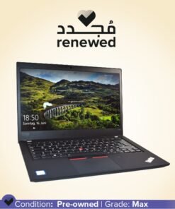 Lenovo Renewed - ThinkPad T490 Laptop With 14-Inch Full HD Display, Intel Core i5-8365U Processor/Dual Core/8th Gen/8GB RAM/256GB SSD/Intel UHD 600 Graphics/Windows 10 Pro English Deep