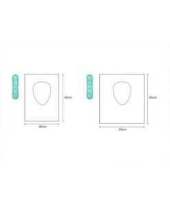 JAJALIN Disposable Toilet Seat Covers, Travel Essential, Hotel Supplies, Individually Wrapped, Full Coverage, 10 Pieces