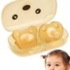Sharpdo 2-Pack Silicone Baby Pacifier Set Day & Night for 0-24 months