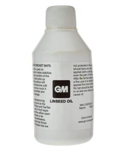 GM Linseed Cricket Oil | 100ML | For cricket bats | Maintains moisture levels | Reduces the chances of splitting and cracking | Apply oil to the face, edges and blade | Avoiding the splice and labels
