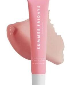 Summer Fridays Lip Butter Balm - Conditioning Lip Mask and Lip Balm for Instant Moisture, Shine and Hydration - Sheer-Tinted, Soothing Lip Care - Pink Sugar (.5 Oz)
