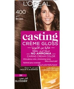 L'OREAL PARIS Casting Cream Gloss Hair Color 400 brown 180ml