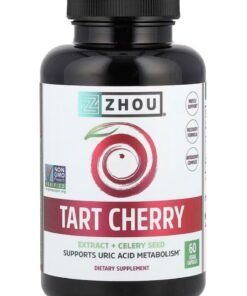 Zhou Tart Cherry Extract + Celery Seed, 60 Veggie Capsules