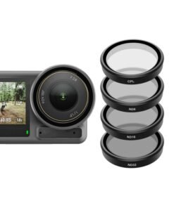 TELESIN Osmo Action 5 Pro ND Filter Set for DJI Osmo Action 5 Pro, 4 Pack ND8 ND16 ND32 CPL Neutral Density Filter Kit Accessories, Multi Coated HD Optical