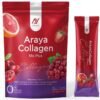 Aryaa Araya Collagen Mix Plus | 15 Sachets | Strawberry Flavour Collagen Drink for Skin Glow & Hair Strength