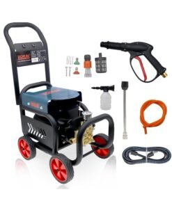 BONAI 3600W High Pressure Washer 350Bar with Heavy-Duty Trolley, High-Pressure Gun, Foam Bottle & Hose for Car Wash, Patio Cleaning, Driveway & Home Outdoor Power Cleaning-BN-HK109