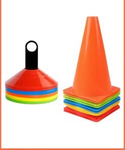 ZCM-HAPPY 60-Piece Multi-Purpose Sports Training Disc Cones Traffic Cone Set