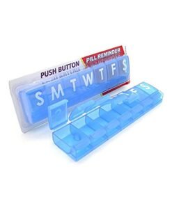 ACU-LIFE Pillbox 7 Day Push Button:400898