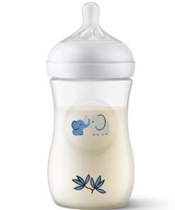 Philips Avent Natural Response Gift Set For Babies: 3 Natural Response Baby Bottles (260 ml) With T3 Teats (From 1 Month)