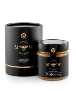 MANUKA WELLBEING Pure New Zealand’s Finest Manuka Honey UMF 20+, MGO 850+, Certified Pure Raw Manuka Honey in a Jar, 300g.
