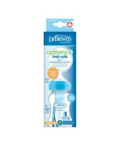Alternative view of Dr. Brown’s 9 Oz/270 Ml Pp W-N Anti-Colic Options+ Bottle, Blue, 1-Pack - Packaging may vary